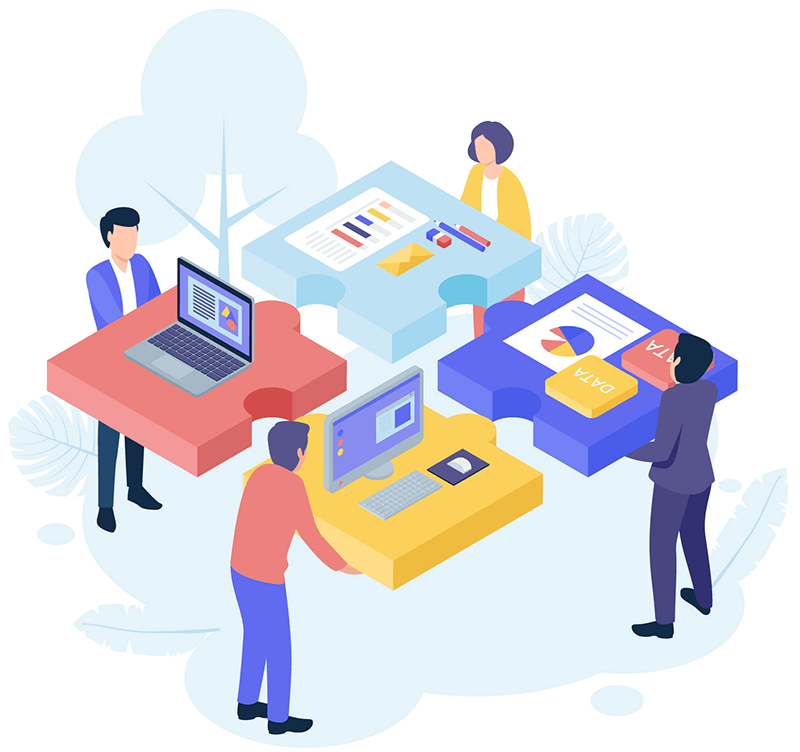 IT Solutions Illustration